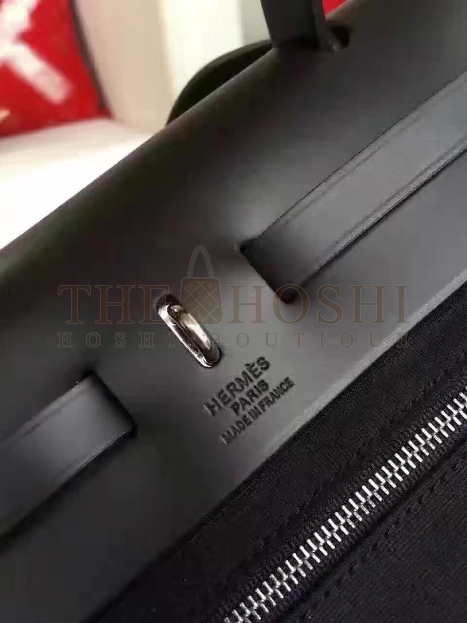H**me5 Herbag Zip PM 31cm Bag In Black Canvas Master Quality