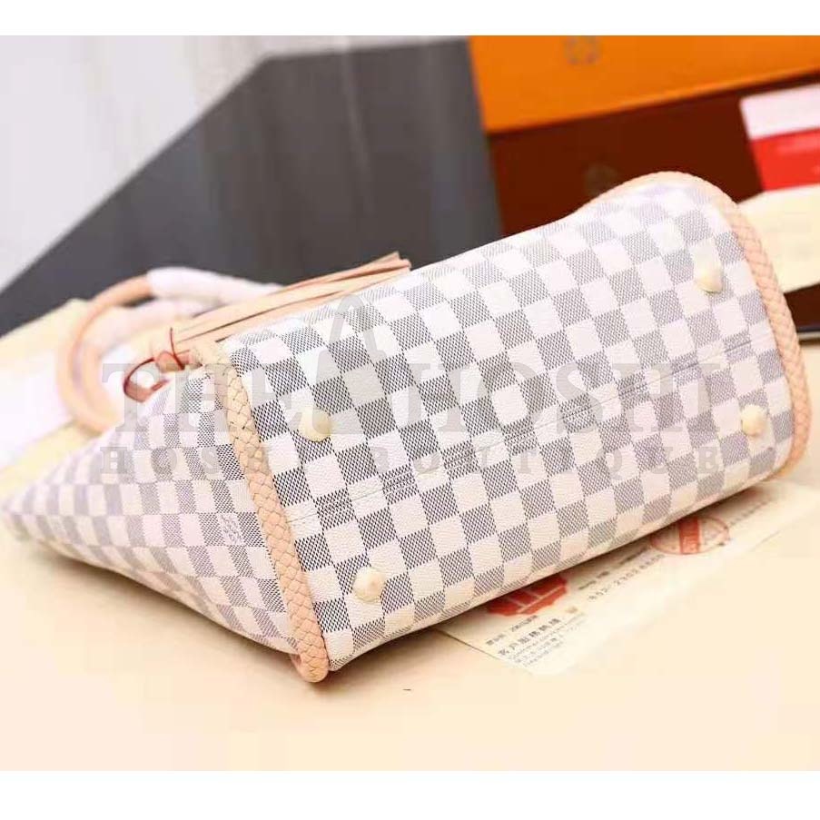 L0vis Vvtt0n LV Women Propriano Shoulder Tote Bag-Sandy and Grey Master Quality