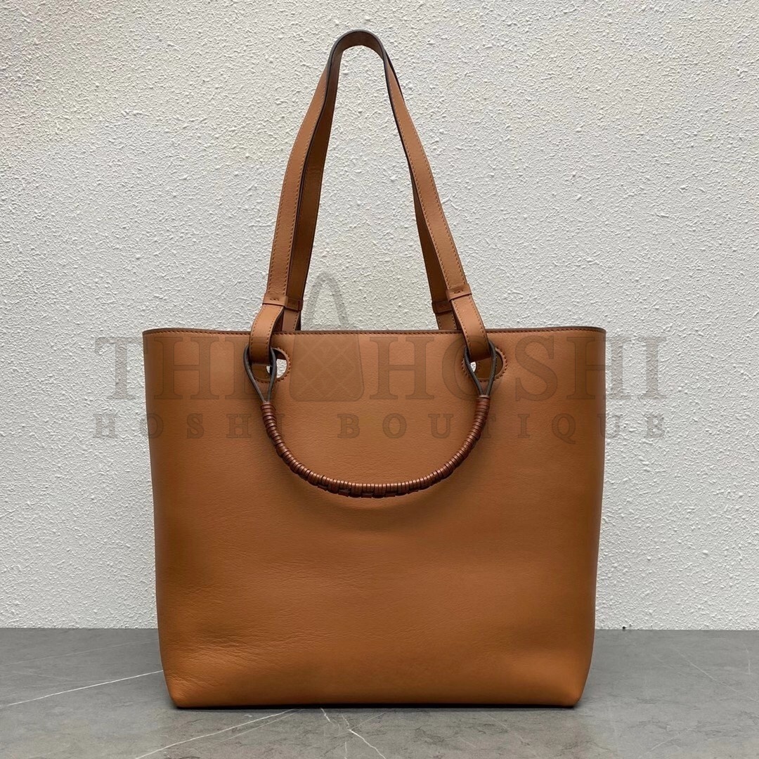 L0ew* Anagram Medium Tote Bag In Brown Calfskin Master Quality