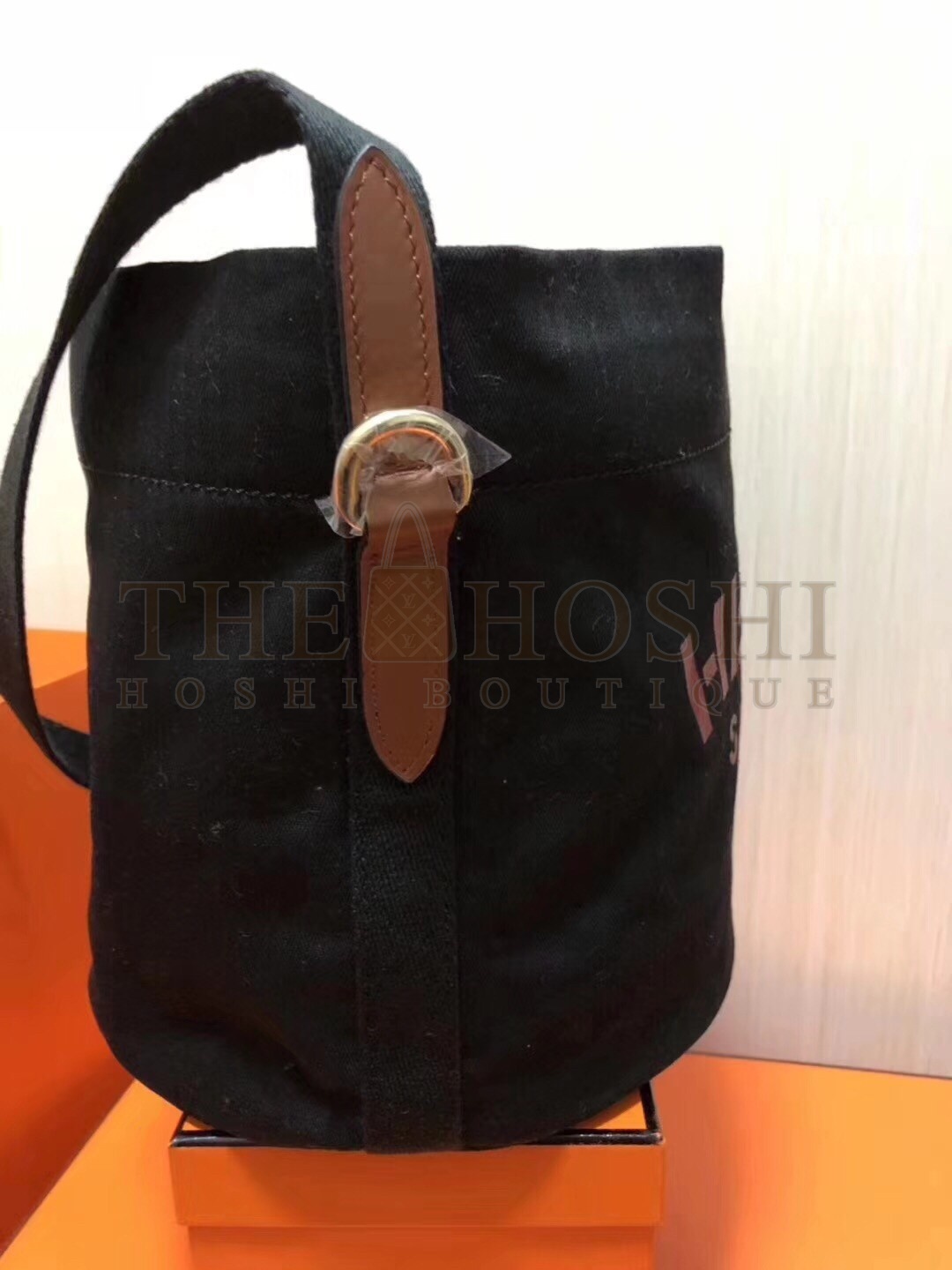 H**me5 Grooming Bucket Bag In Black Canvas Master Quality