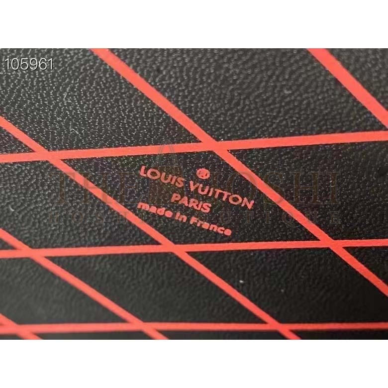 L0vis Vvtt0n LV Women Petite Malle Handbag Red Patent Calfskin Cowhide Leather Master Quality