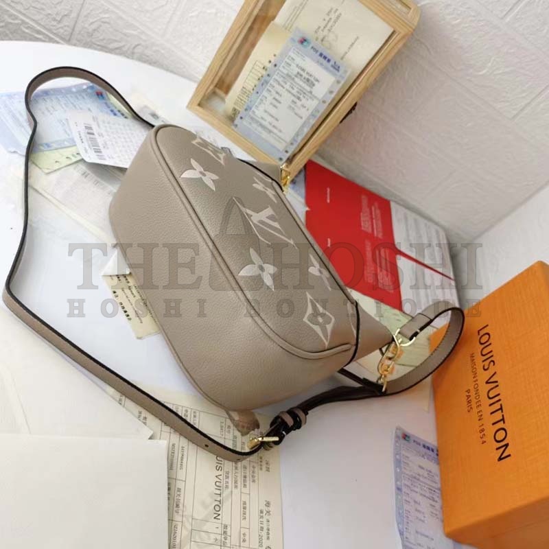 L0vis Vvtt0n LV Women Bagatelle Mini Hobo Handbag Monogram Empreinte Embossed Grained Cowhide Master Quality