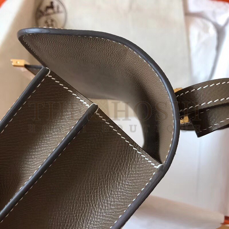 H**me5 Mini Constance 18cm Taupe Epsom Bag Master Quality