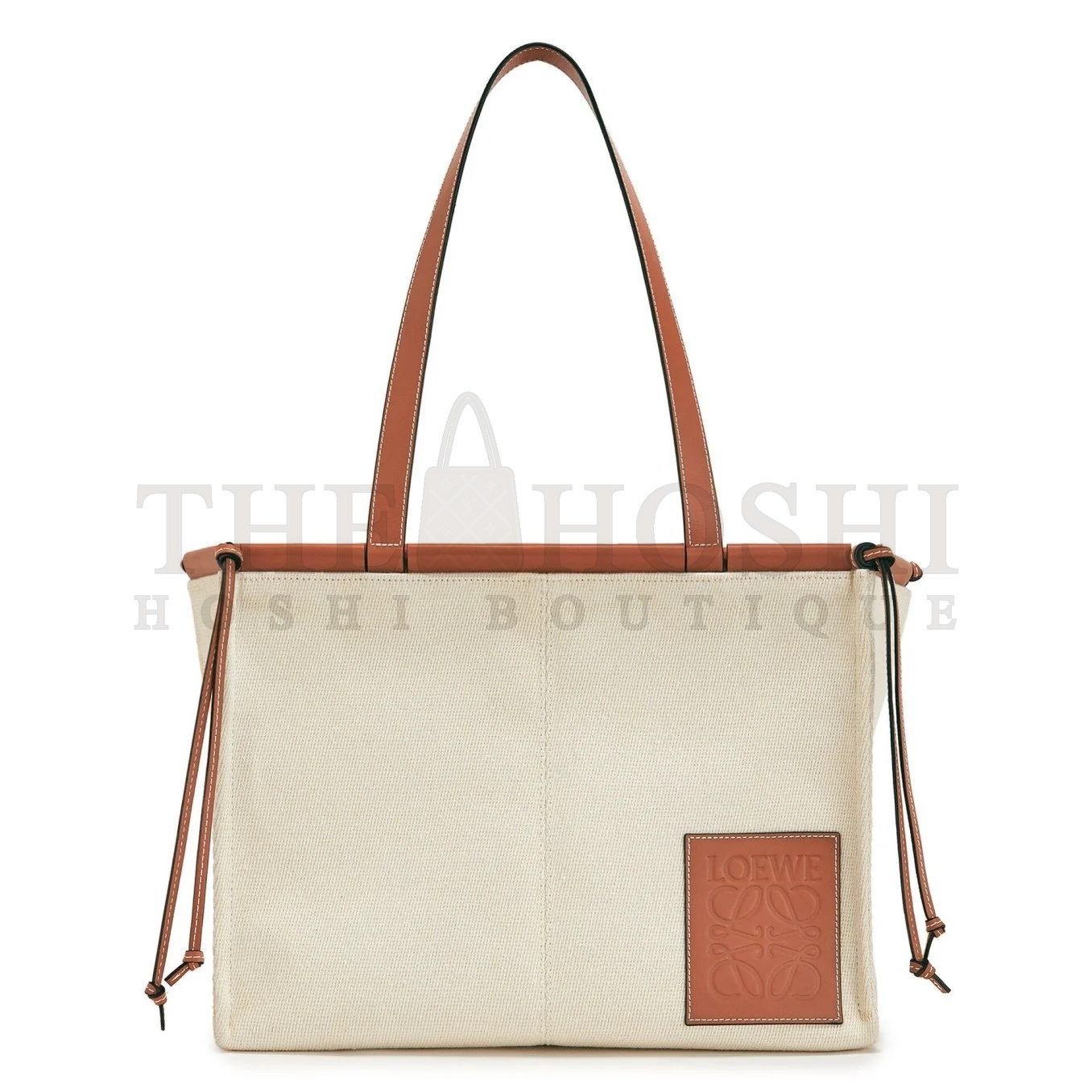 L0ew* Cushion Medium Tote In Canvas and Calfskin Master Quality
