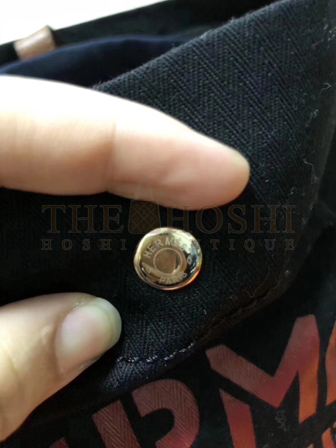 H**me5 Grooming Bucket Bag In Black Canvas Master Quality