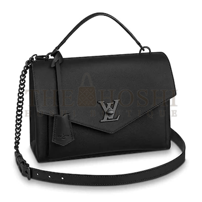 L0vis Vvtt0n LV Women Mylockme Bag Soft Grained Calfskin-Black Master Quality