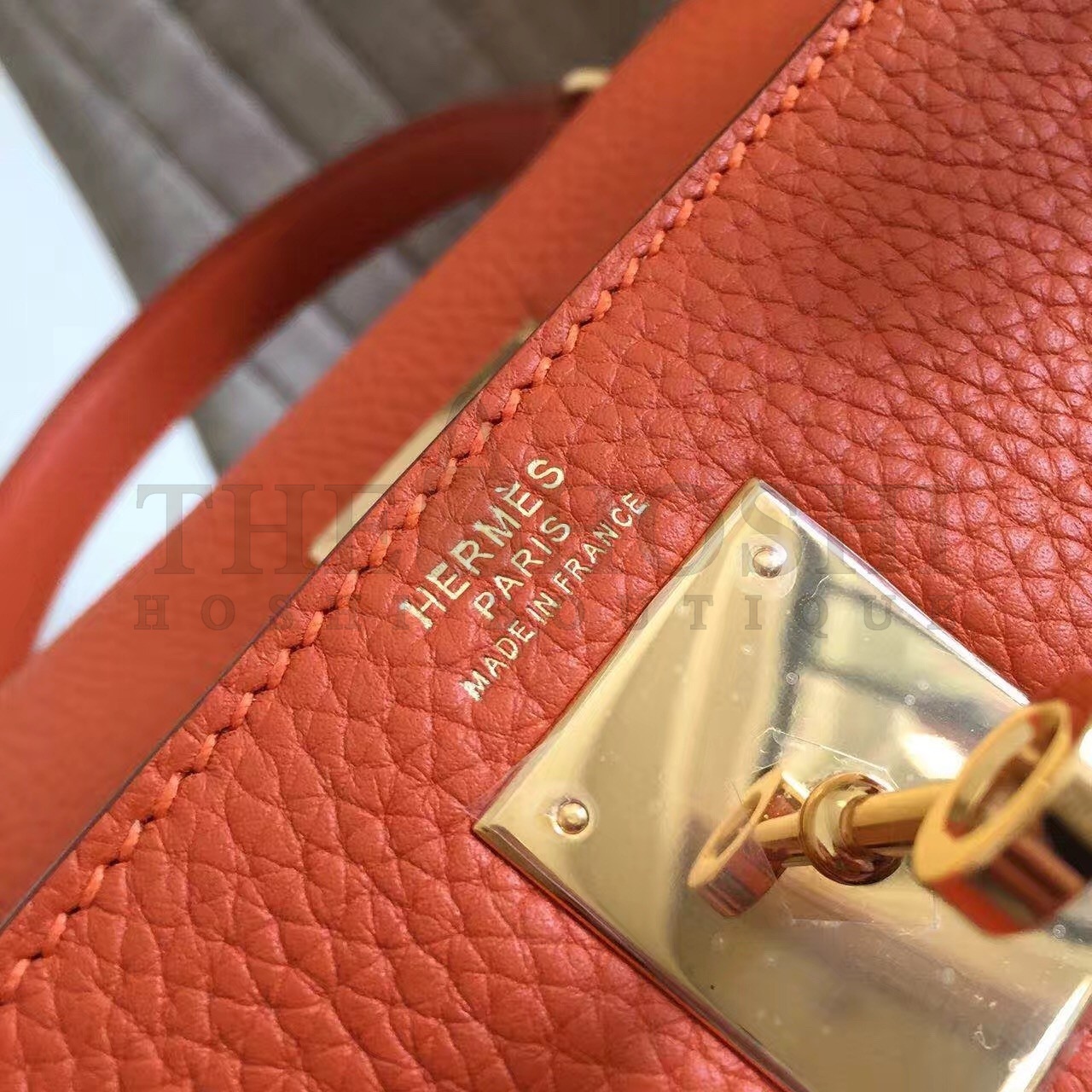 H**me5 Orange Clemence Kelly Retourne 32cm Handmade Bag Master Quality