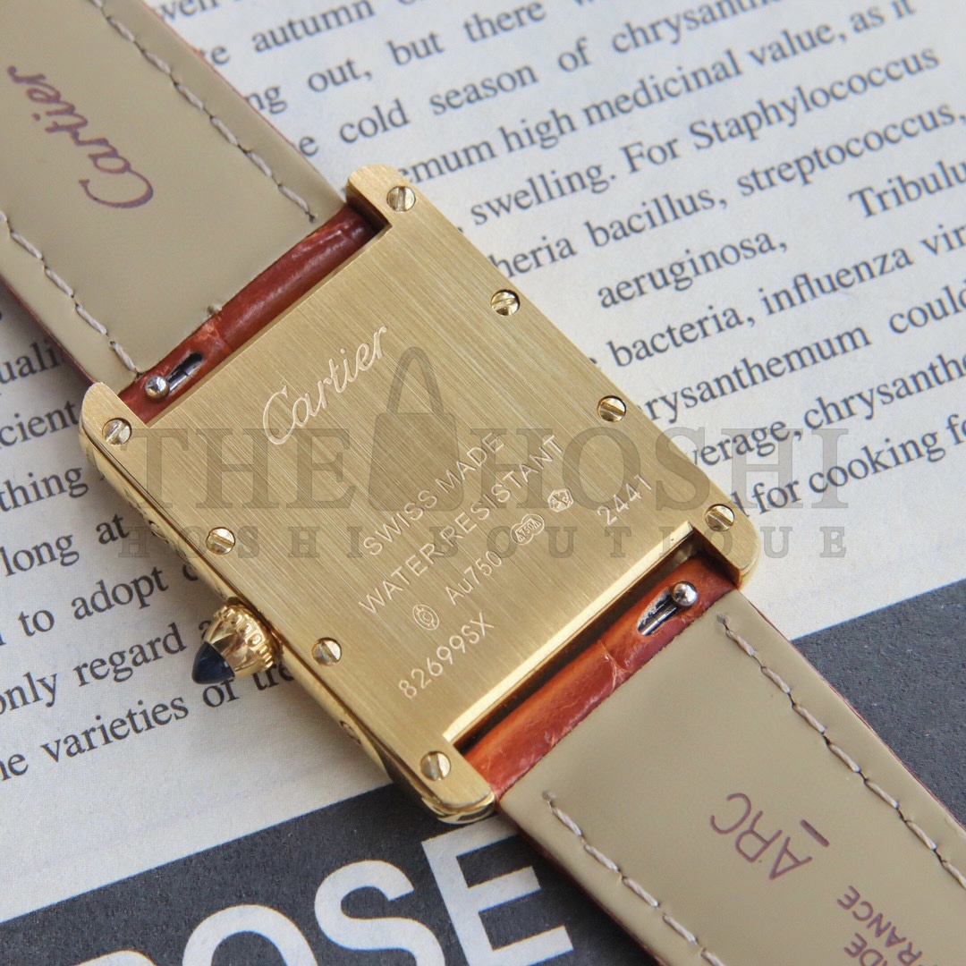 Ca*t1er Tank Small Gold Watch Master Quality