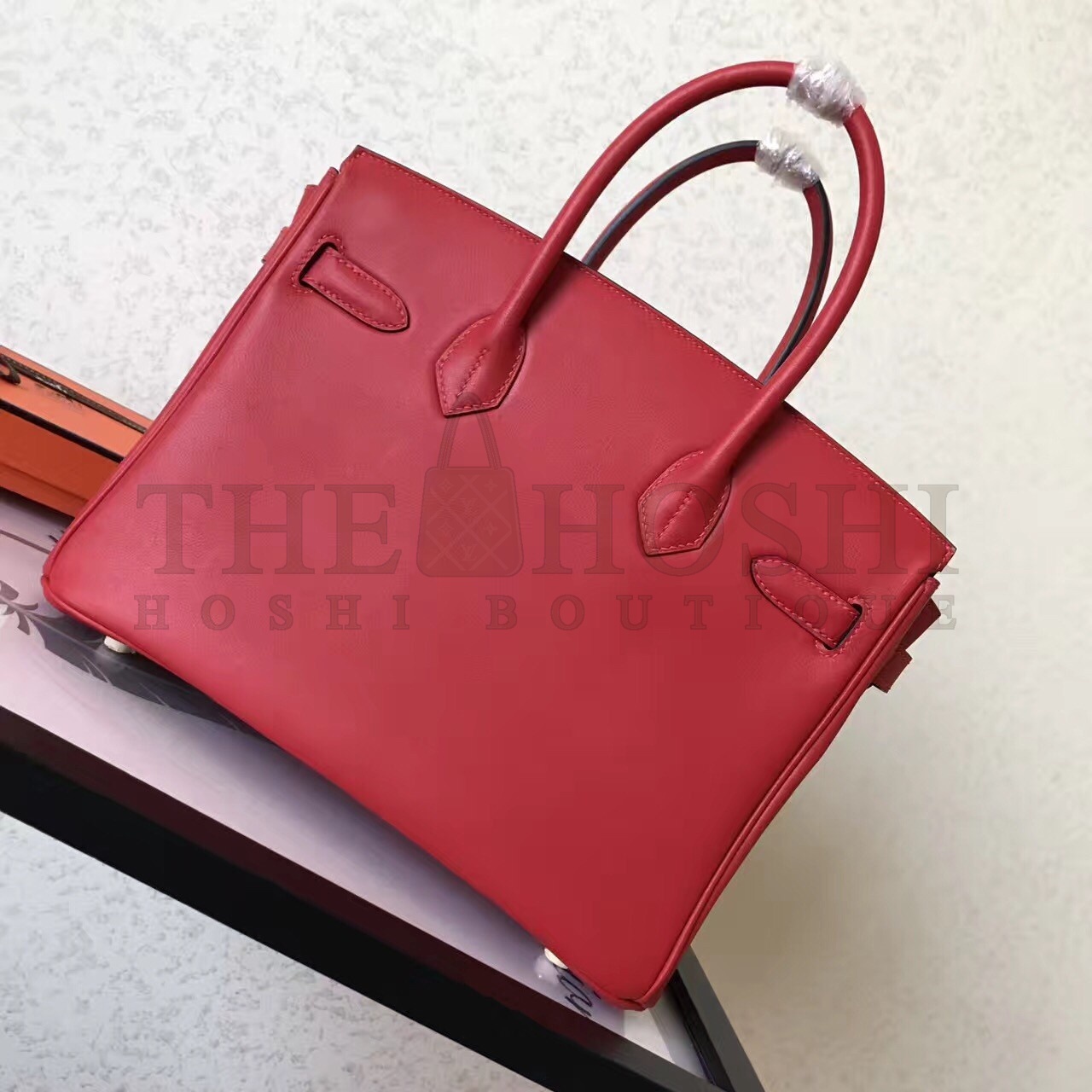 H**me5 Red Birkin 30cm Swift Handmade Bag Master Quality