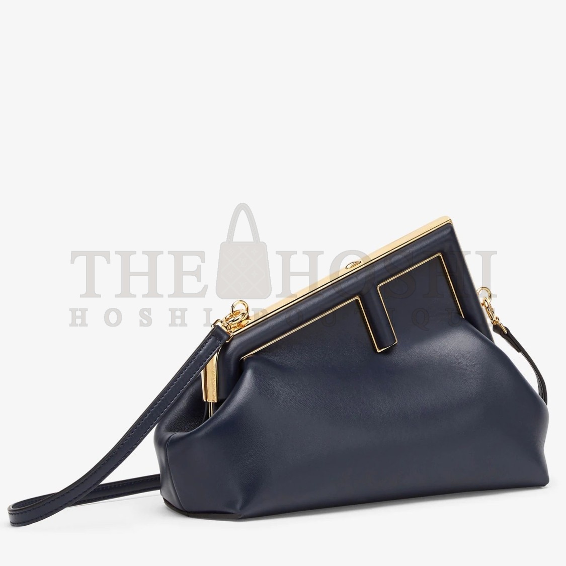 F**di First Small Bag In Dark Blue Nappa Leather Master Quality