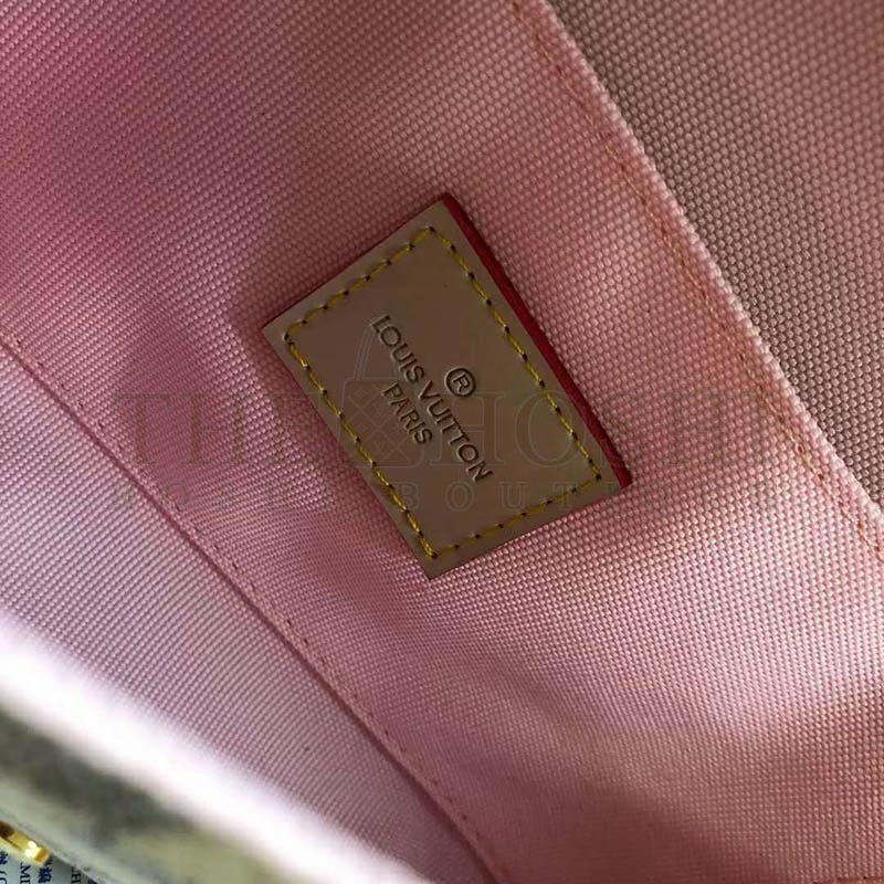 L0vis Vvtt0n LV Women Sarah Wallet in Damier Azur Canvas-Pink Master Quality