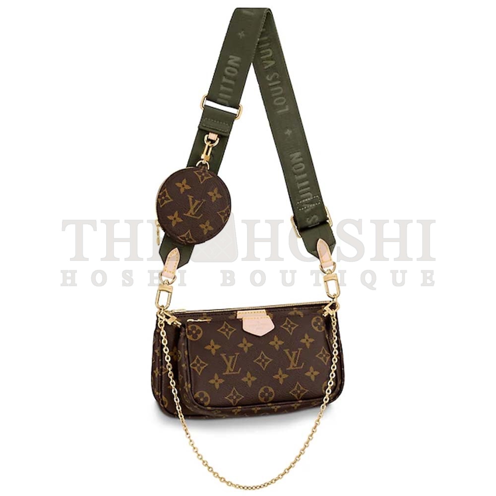 L0vis Vvtt0n LV Women Multi-Pochette Accessoires Bag in Monogram Canvas-Brown m44813 Master Quality