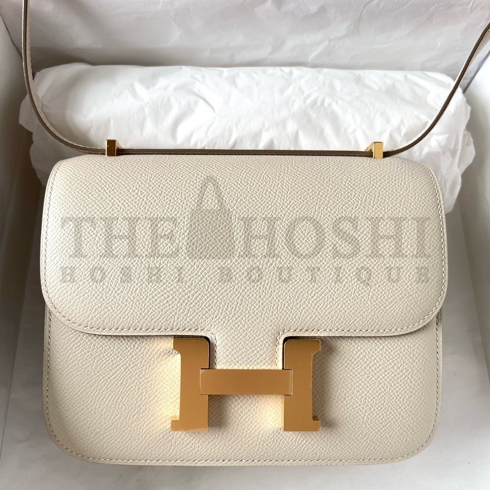 H**me5 Constance 1-18 Mirror Bag In Nata Epsom Calfskin Master Quality