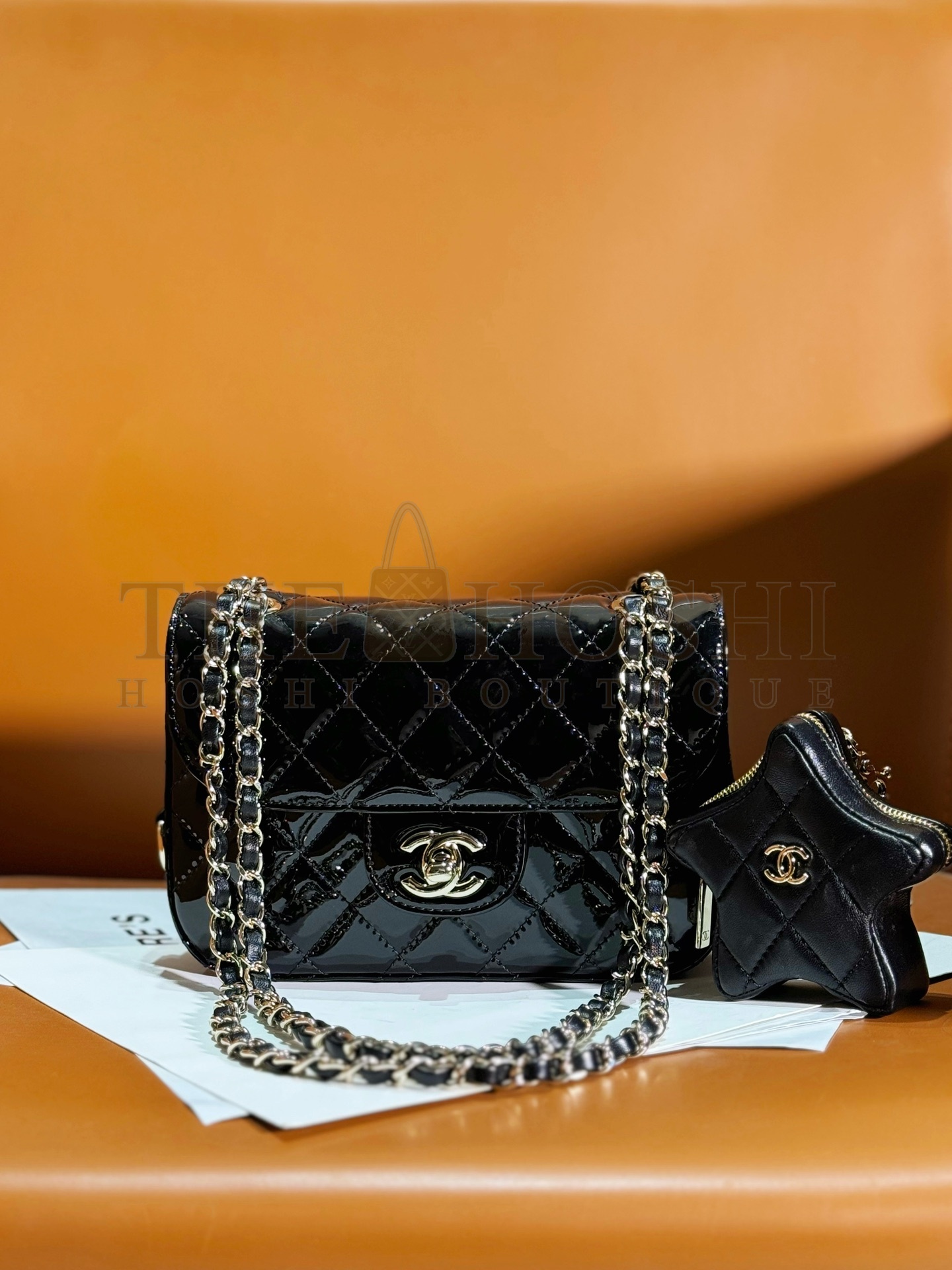 Ch**el 24C CF Star Flap Bag – Limited Spring/Summer Edition Size: 12.5 × 19 × 5 cm Model: AS4646 Master Quality