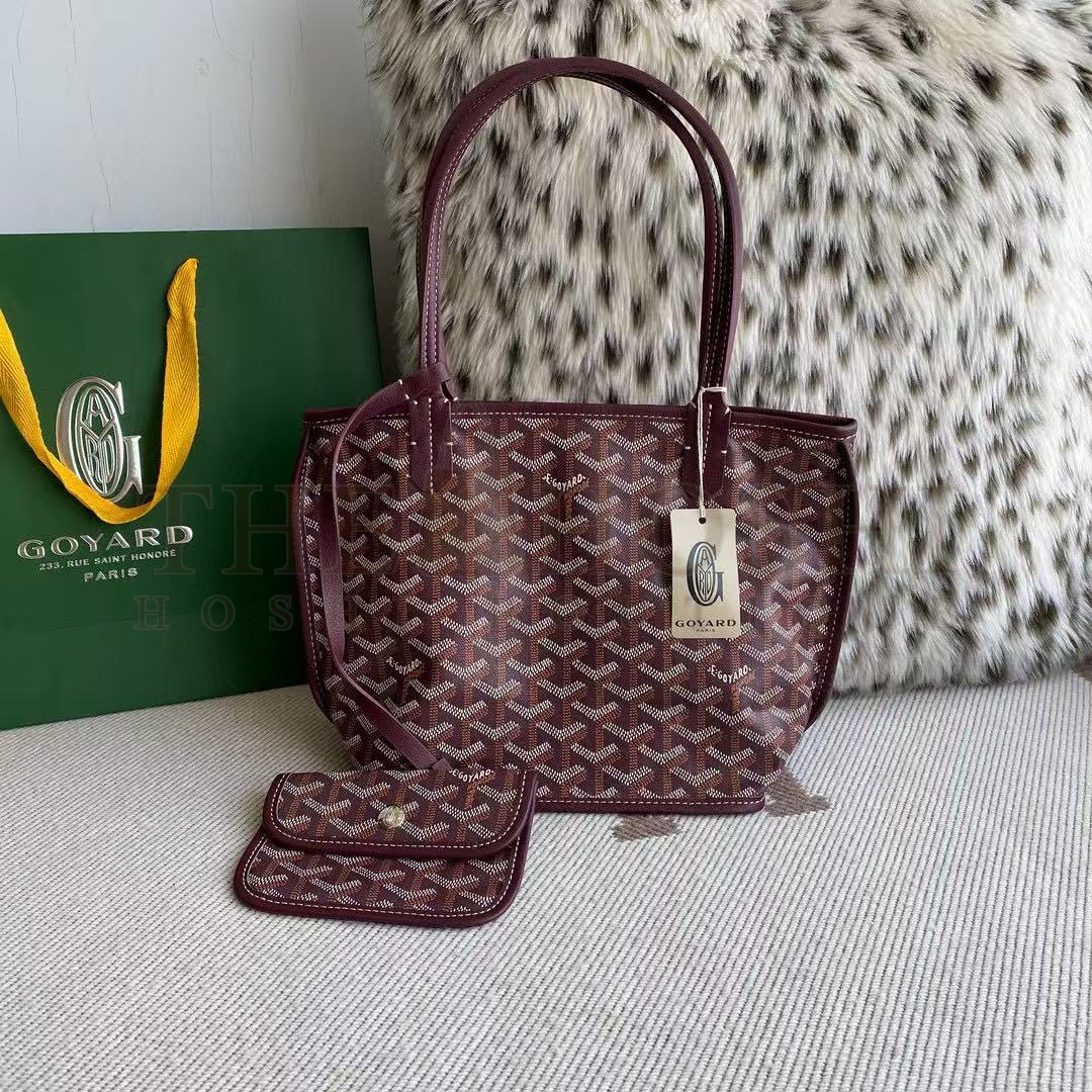 G09ard Anjou Tote  Double-sided use  leather Inside bag  Mini size：20cm Master Quality