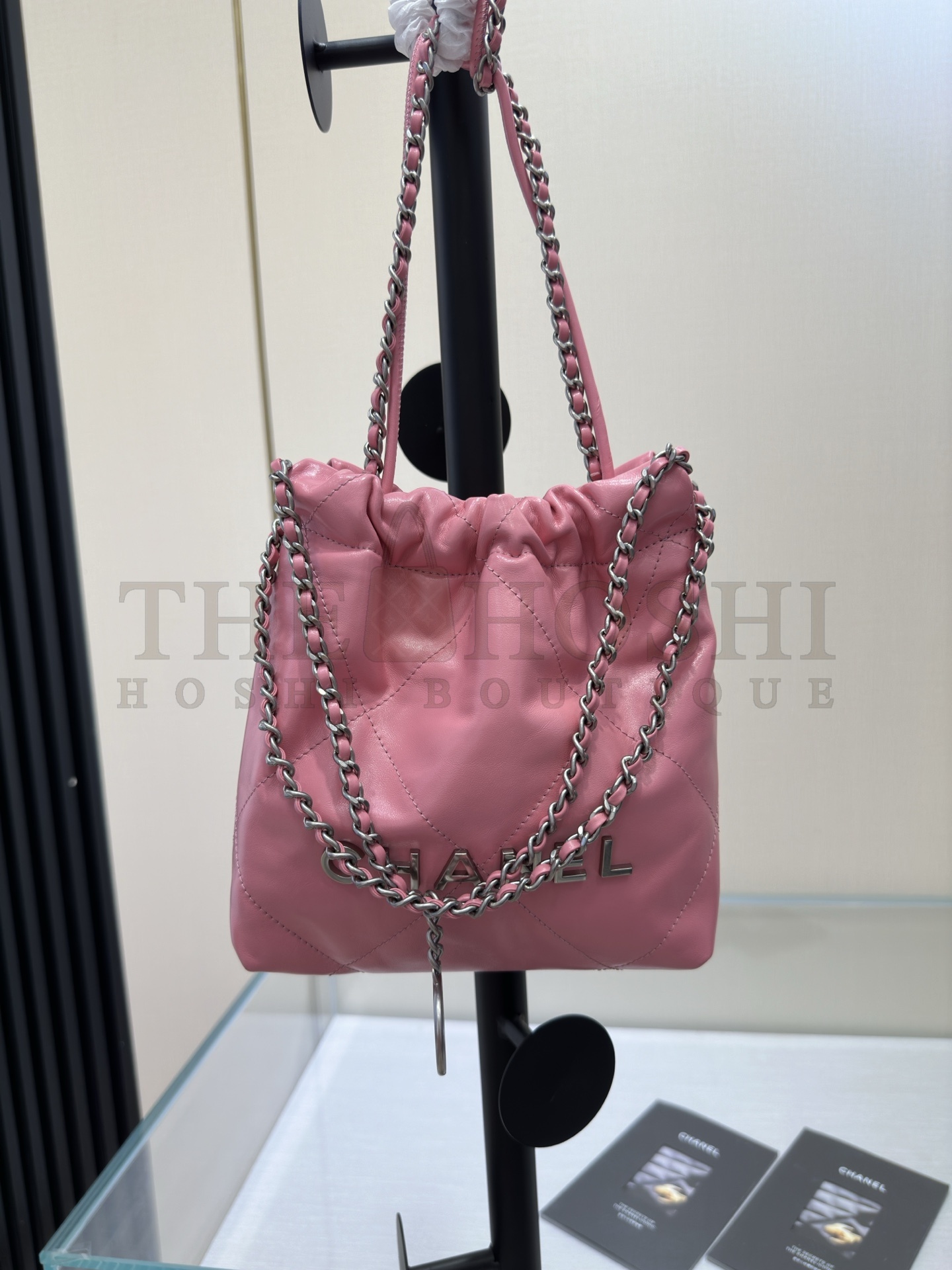 Ch**el Mini 22 Drawstring Shoulder Bag 19x20x6cm Master Quality