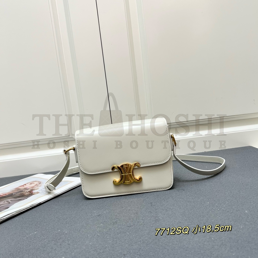 Ce1i*e Ce1i*e Triomphe Small Shoulder Bag White Master Quality