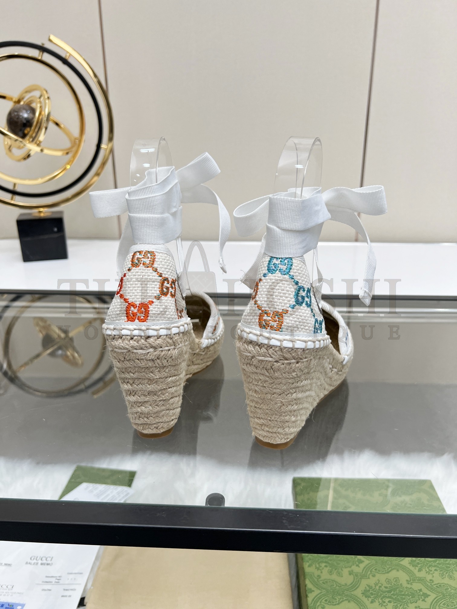 Gvc*1 GG Wedge Espadrille Sandals 35-42 P230233 Master Quality