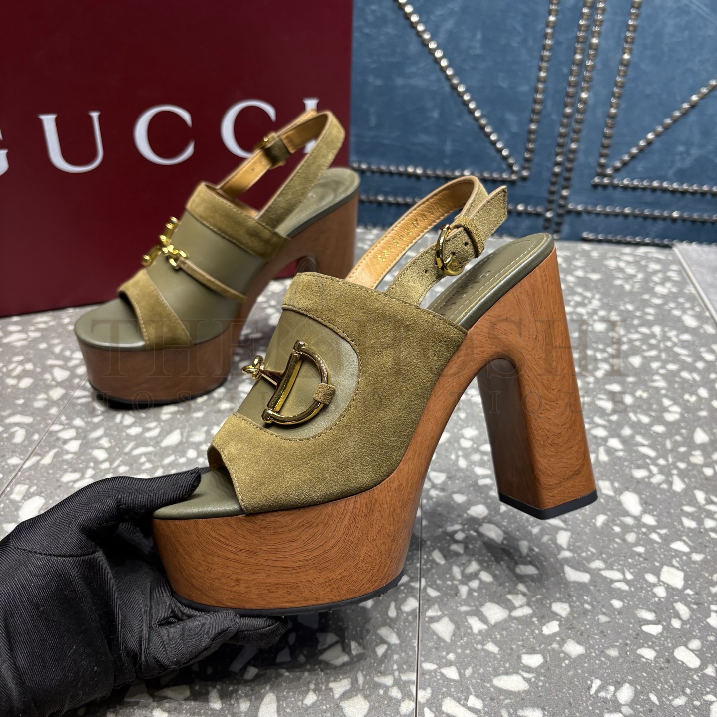 Gvc*1 GG Spring Summer 25 Platform Slide Sandals 35-41 Master Quality