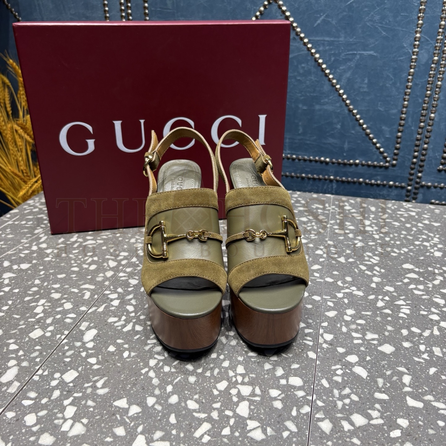 Gvc*1 GG Spring Summer 25 Platform Slide Sandals 35-41 Master Quality