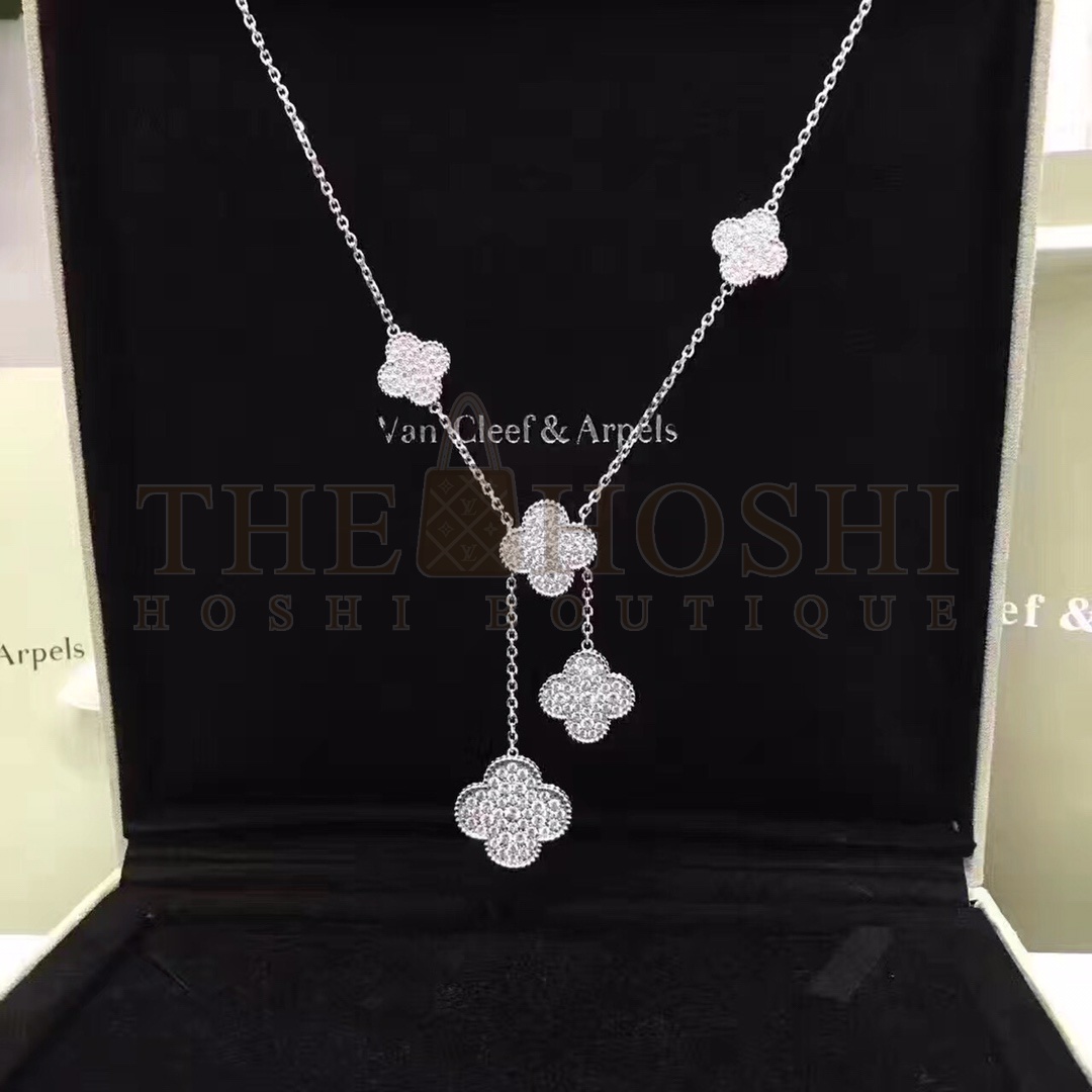 V*n Cl**f & Arpels VCA Alhambra Six-Flower Necklace Master Quality