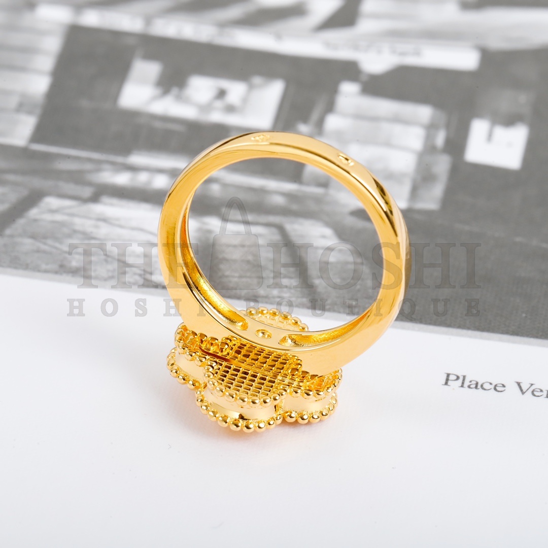 V*n Cl**f & Arpels Clover Ring Master Quality