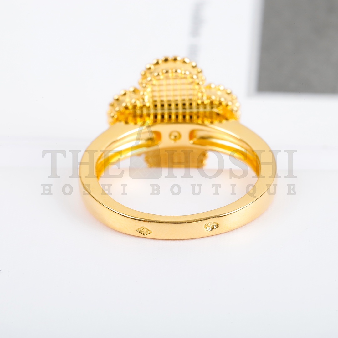 V*n Cl**f & Arpels Clover Ring Master Quality