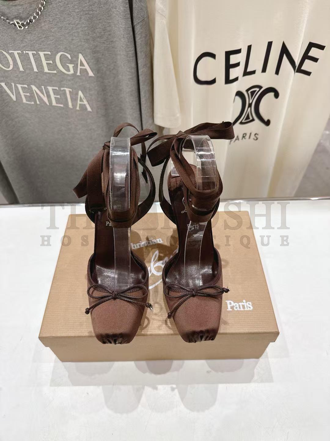 Chr1st1an Louboutin CL Cassia Lace Up Satin Pumps Heels 10cm Master Quality