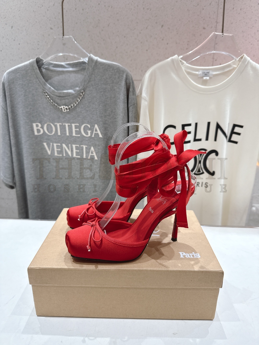 Chr1st1an Louboutin CL Cassia Lace Up Satin Pumps Heels 10cm Master Quality