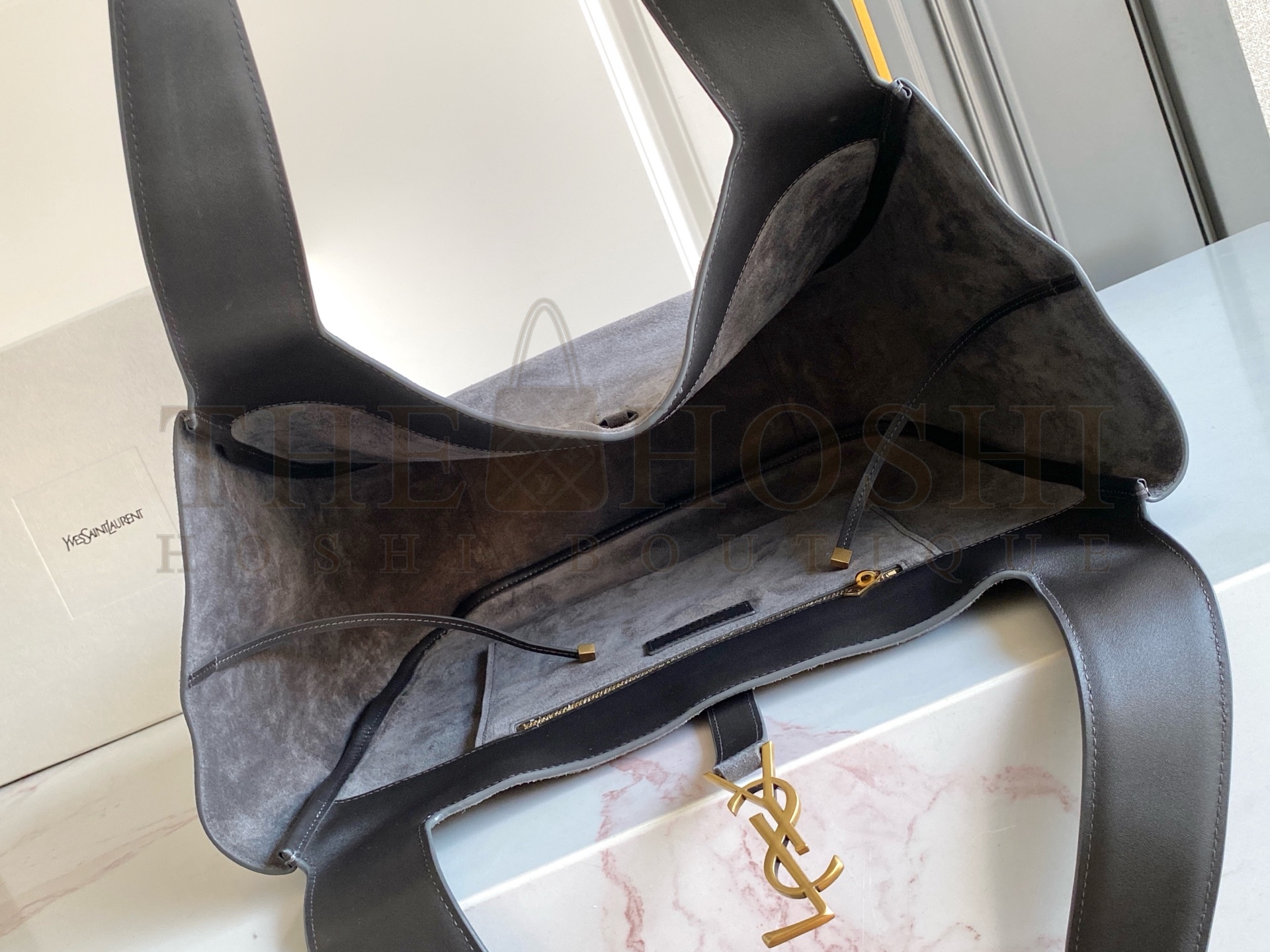 Sa1nt Lau*nt Bea Y51 Cabas Tote Bag in Suede Master Quality