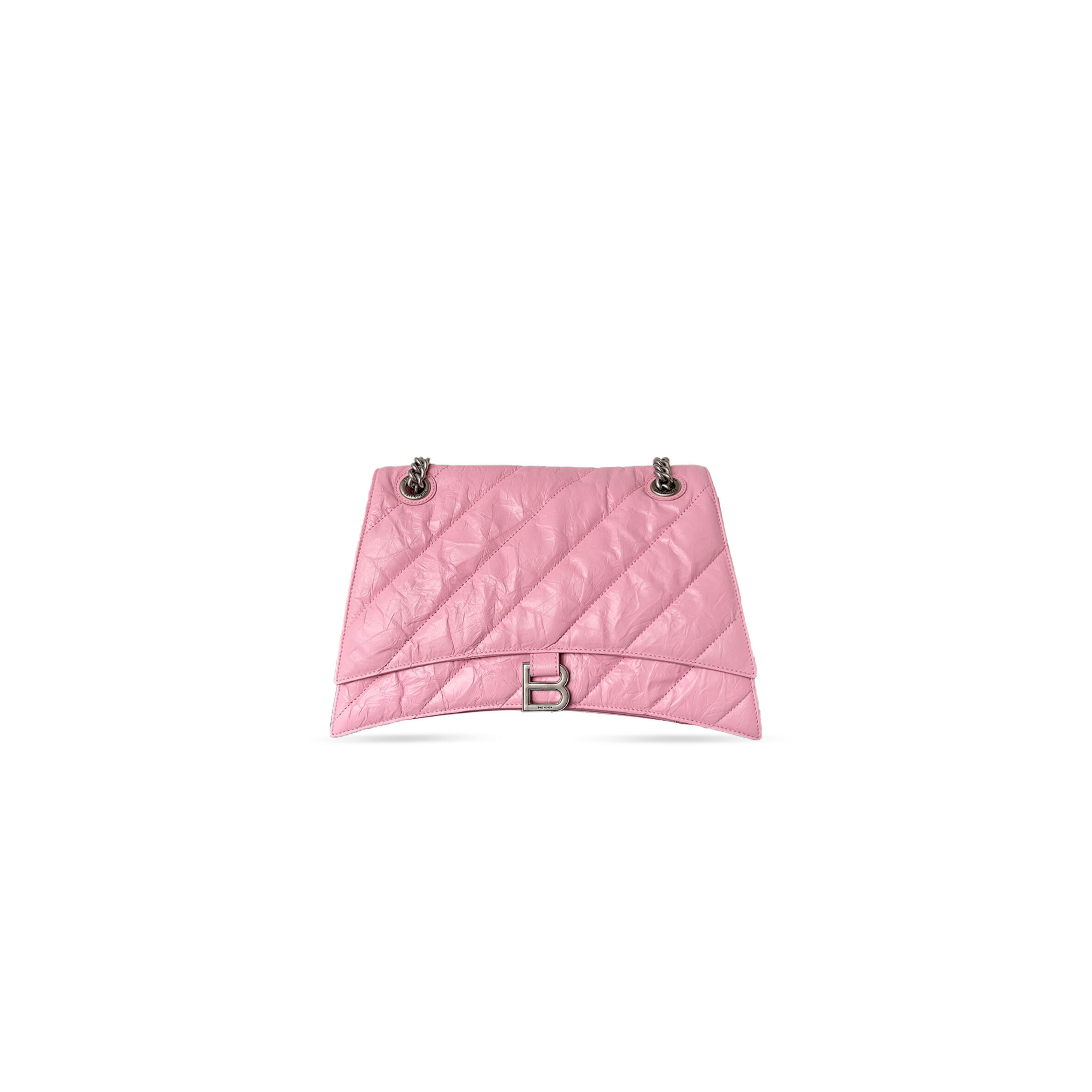 Ba1en*iaga WOMEN'S CRUSH CHAIN BAG IN MEDIUM PINK 716393210J01906 (31*19.8*6.9cm) Master Quality