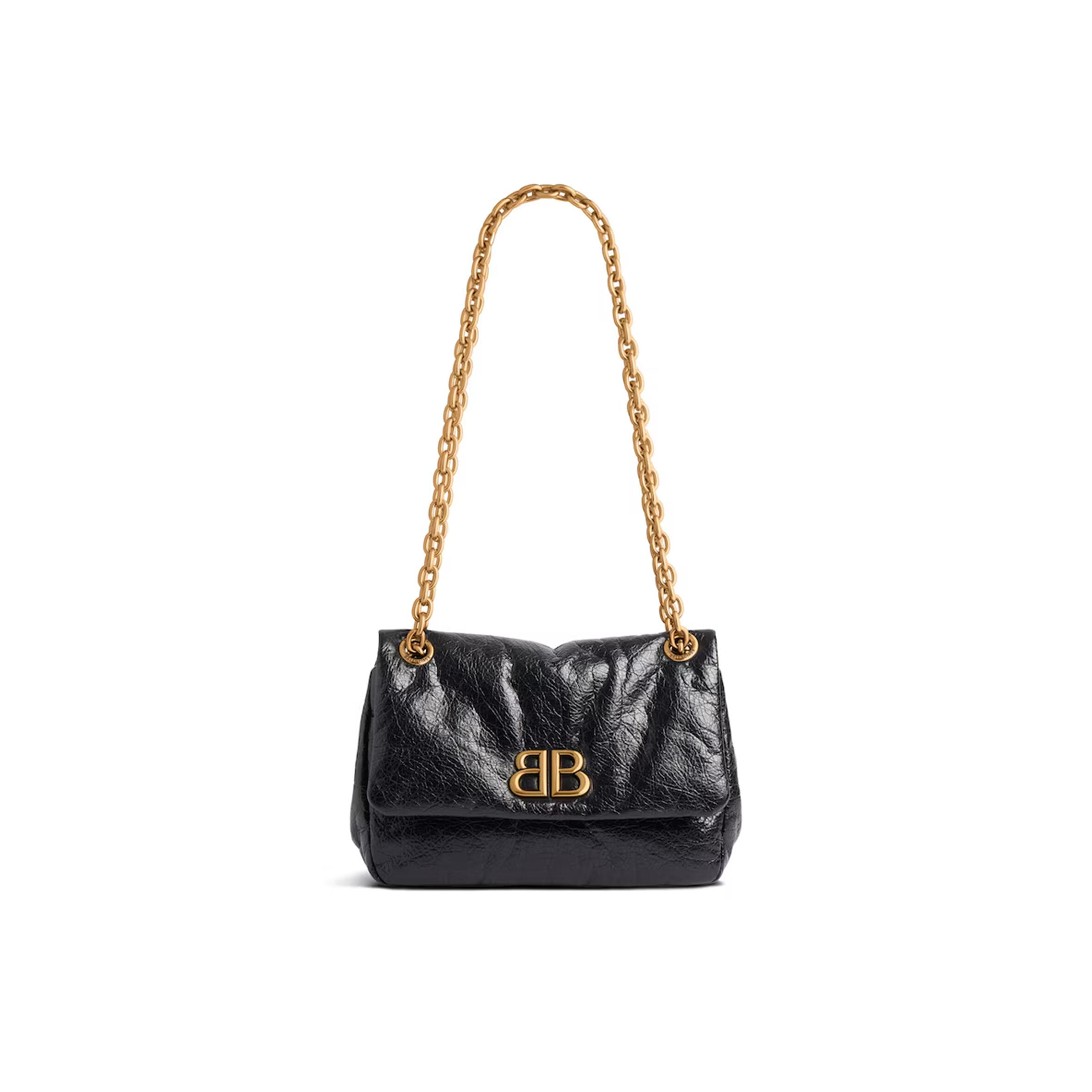 Ba1en*iaga WOMEN'S MONACO BAG MINI IN BLACK 7929772AAR81000 (22*14*8cm) Master Quality