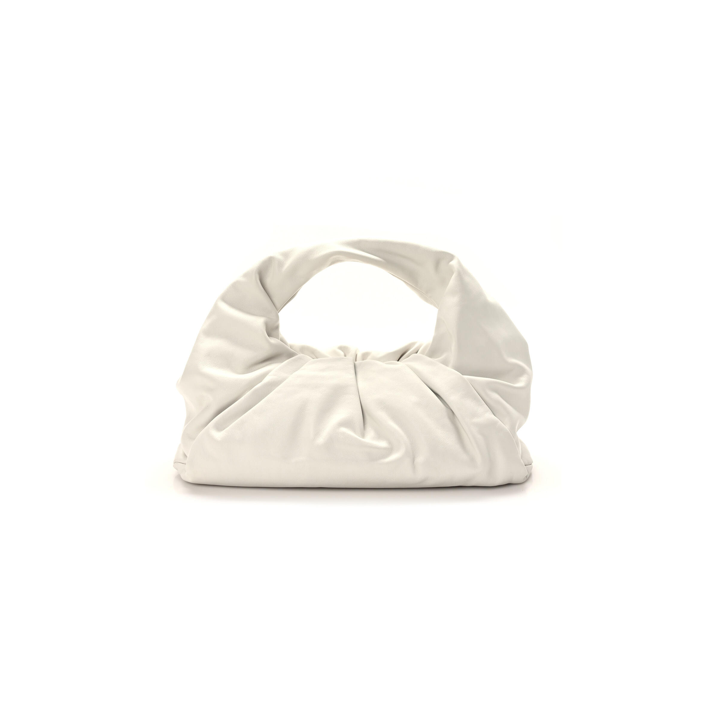 B0tt*ga Ven*ta SMOOTH BUTTER CALFSKIN SMALL THE SHOULDER POUCH PLASTER  (37*23*11cm) Master Quality