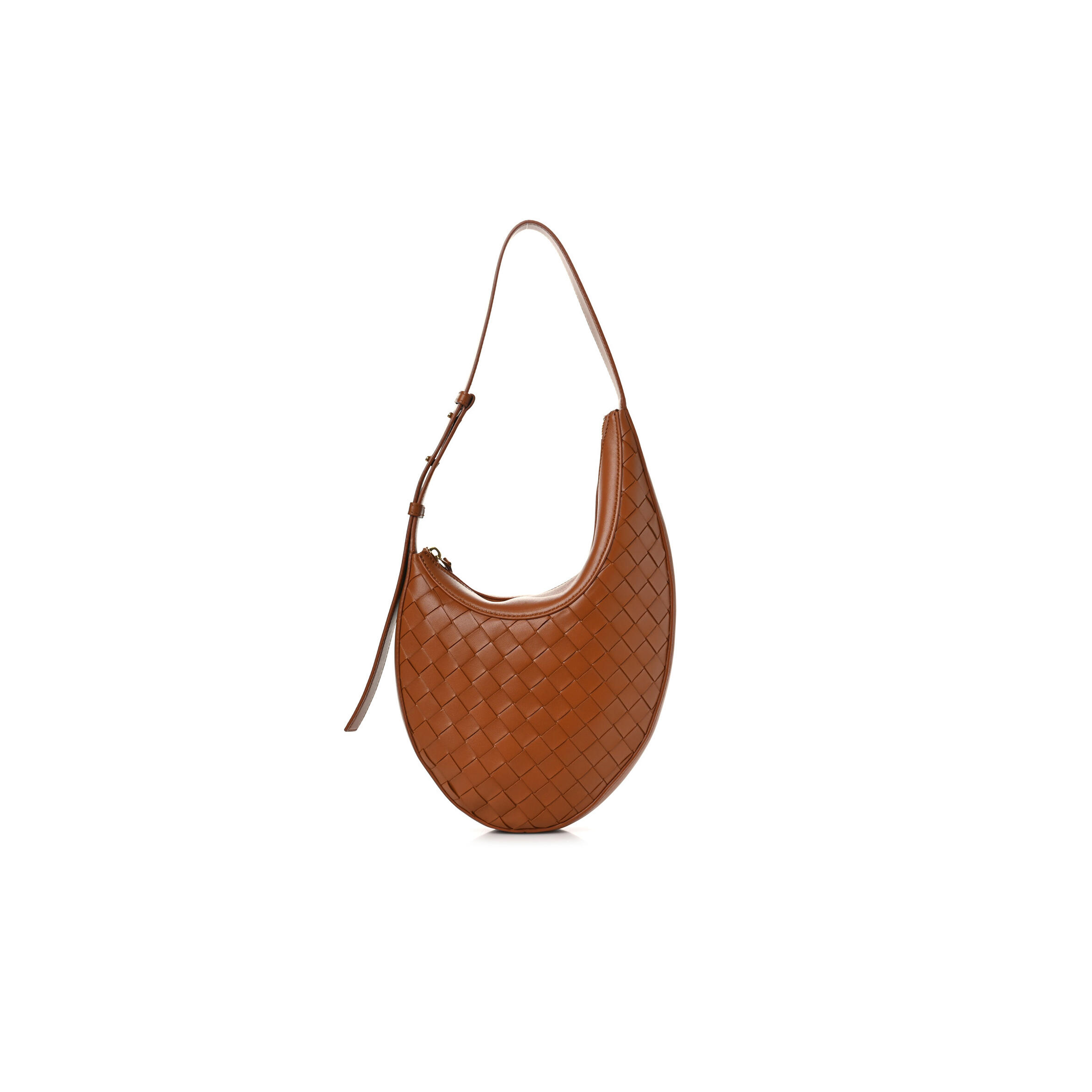 B0tt*ga Ven*ta NAPPA INTRECCIATO SMALL DROP SHOULDER BAG WOOD  (23*34*6cm) Master Quality