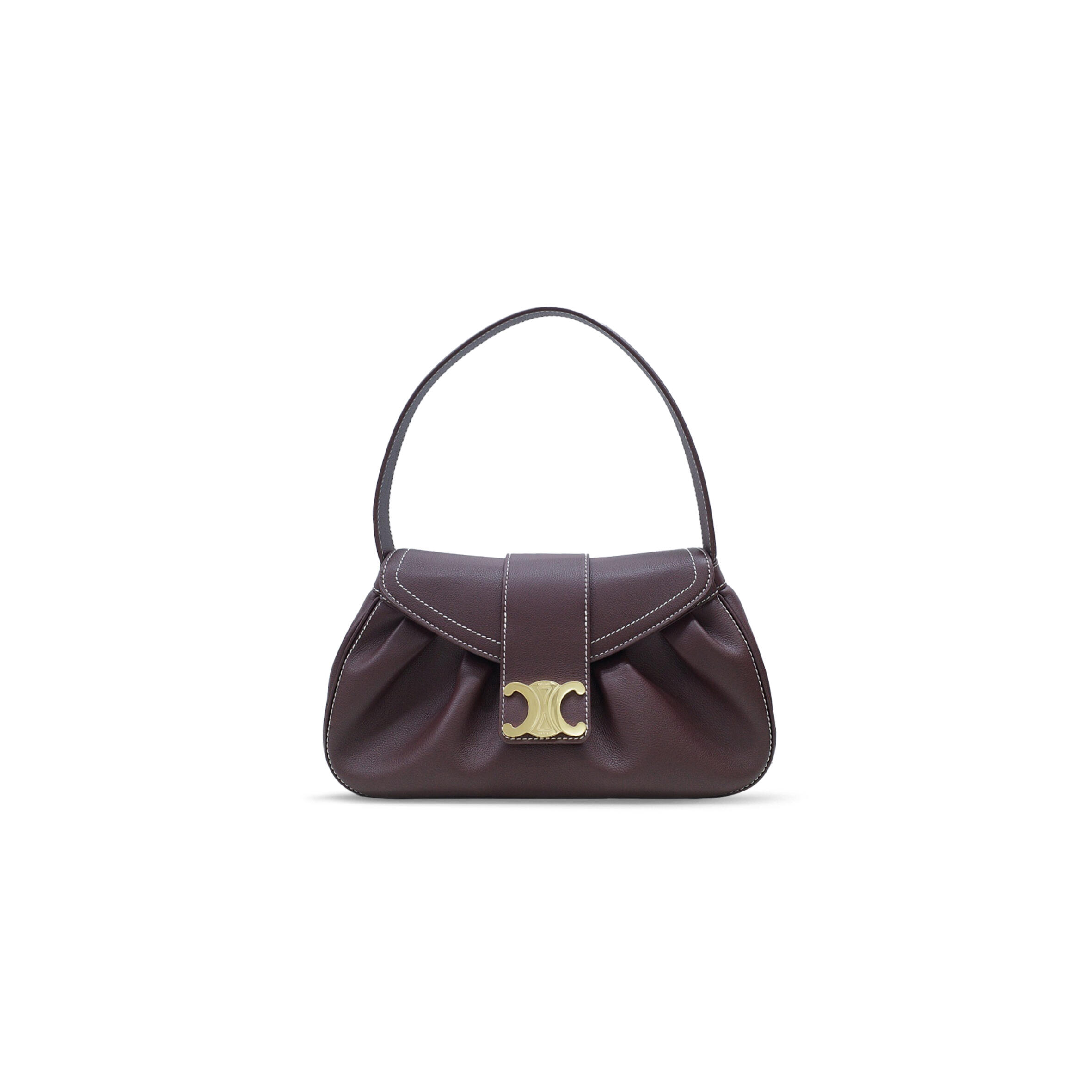 Ce1i*e MEDIUM HANDBAGS IN SOFT COWHIDE 115633FDU.18DP (33*19*9cm) Master Quality