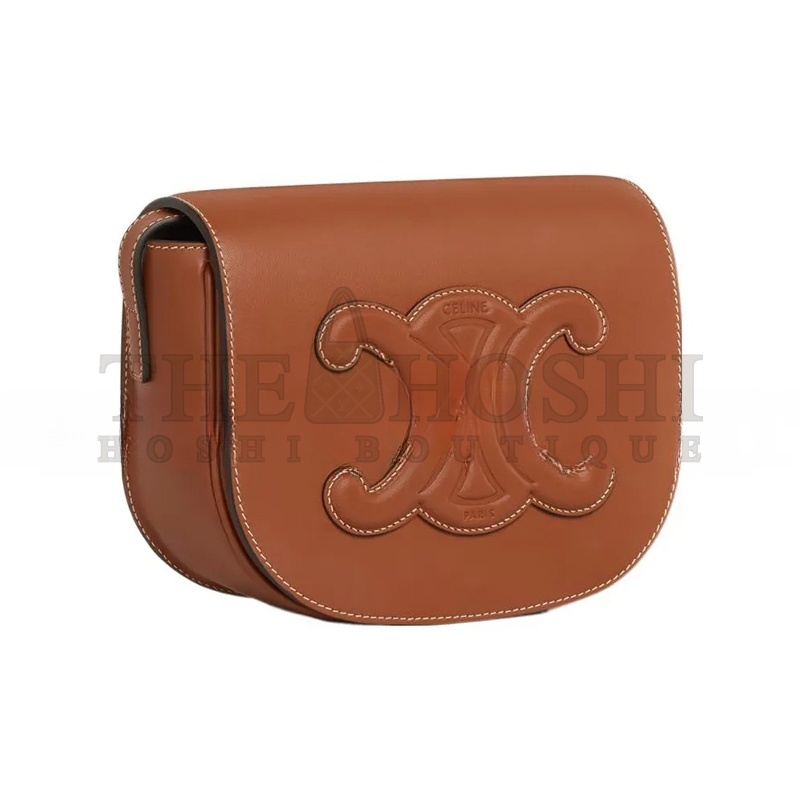 Ce1i*e CROSSBODY IN FOLCO CUIR TRIOMPHE SMOOTH COWHIDE 198263DU3.04LU (18.5*15*7cm) Master Quality