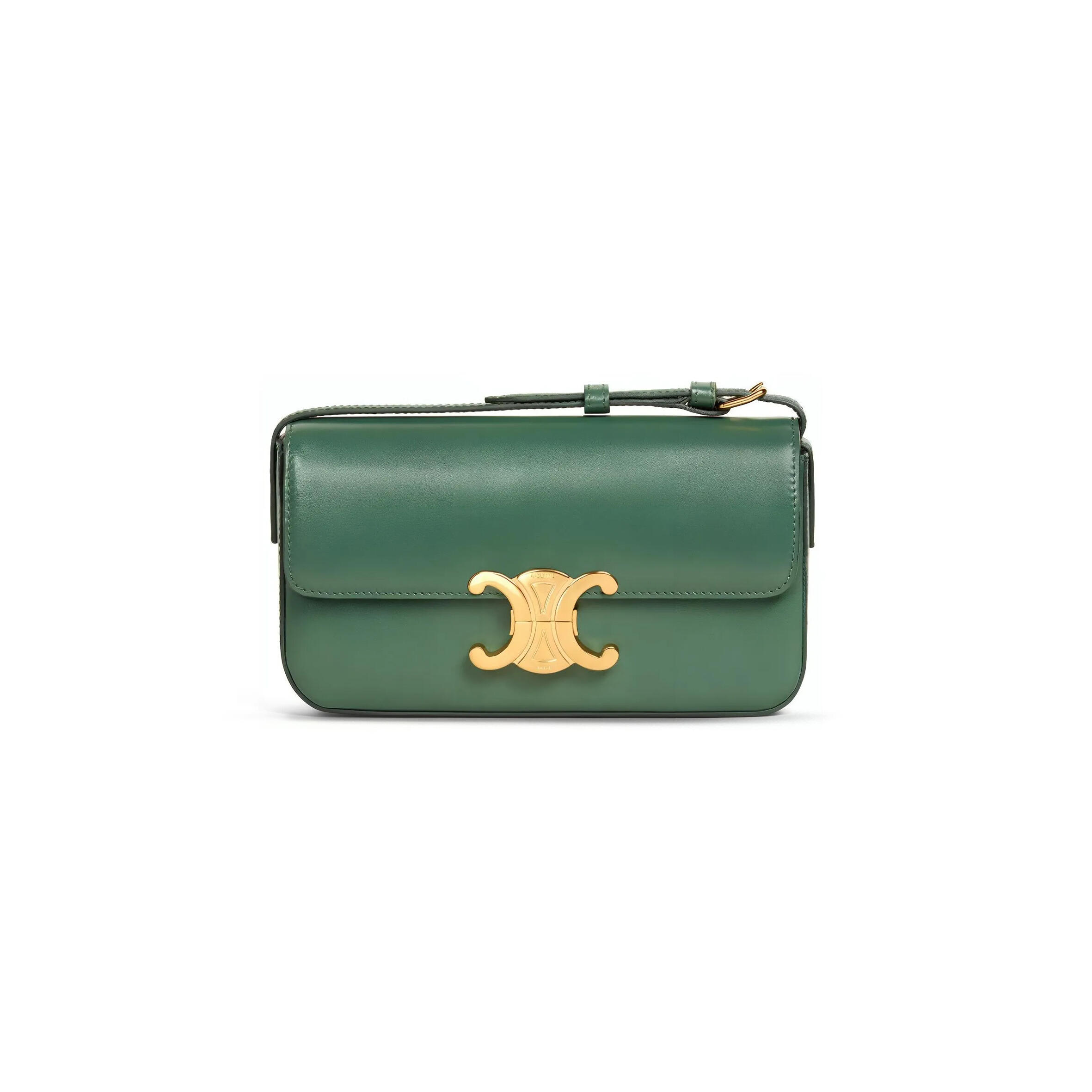 Ce1i*e SHOULDER BAG CLAUDE IN SHINY CALFSKIN 194143BF4.31FE (20*10*4cm) Master Quality