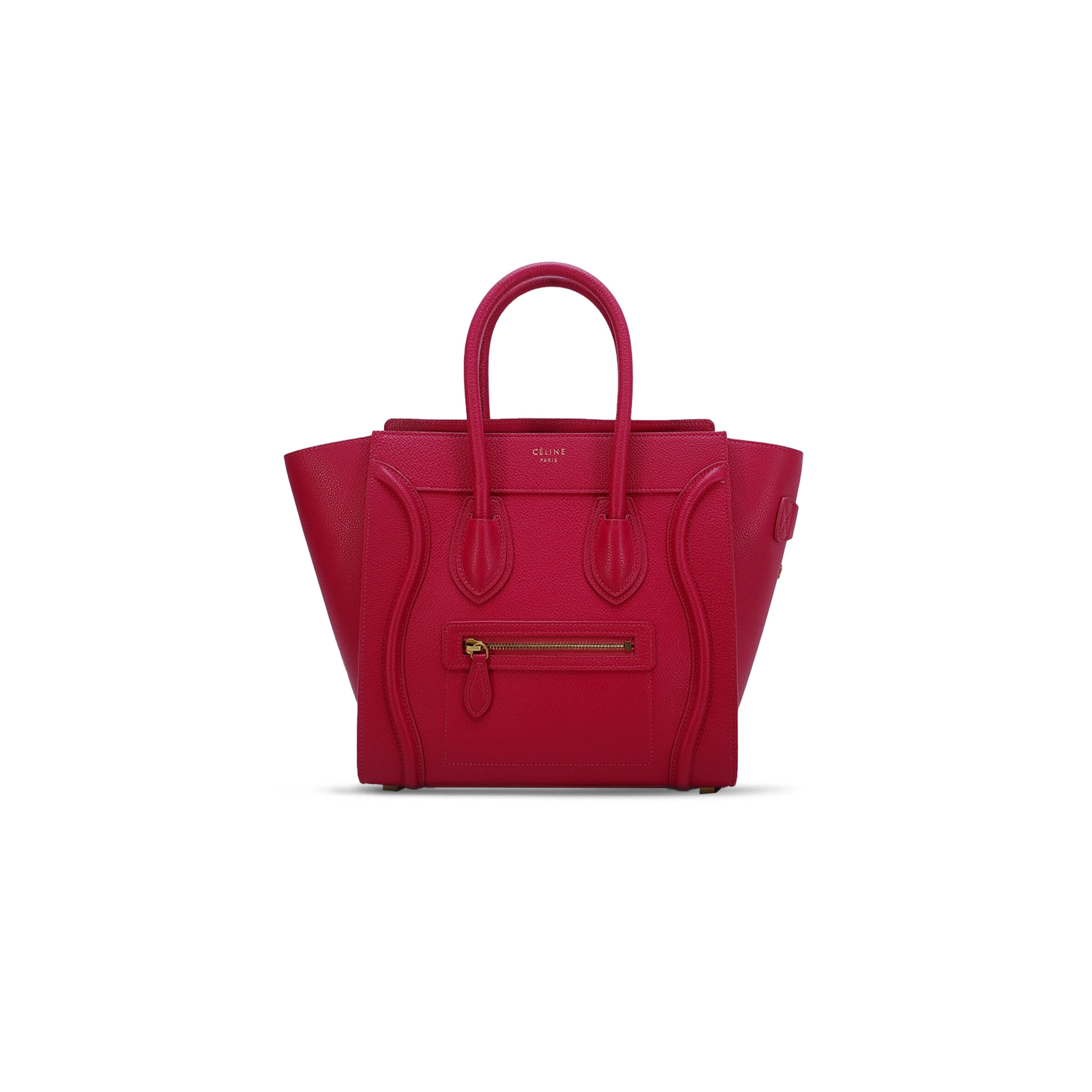 Ce1i*e TOTE IN LUGGAGE MICRO PEBBLED CALFSKIN 167793DRU.38SE (27*27*15cm) Master Quality
