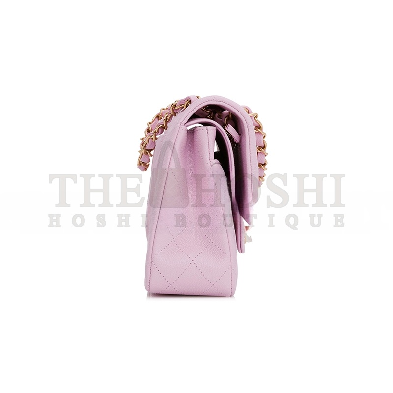 Ch**el CAVIAR QUILTED MEDIUM DOUBLE FLAP 1051142 (25*15*7cm) Master Quality