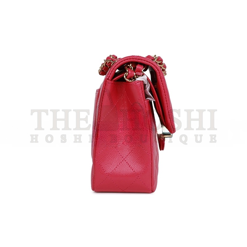 Ch**el CAVIAR QUILTED SMALL DOUBLE FLAP 1564958 (23*13*6cm) Master Quality