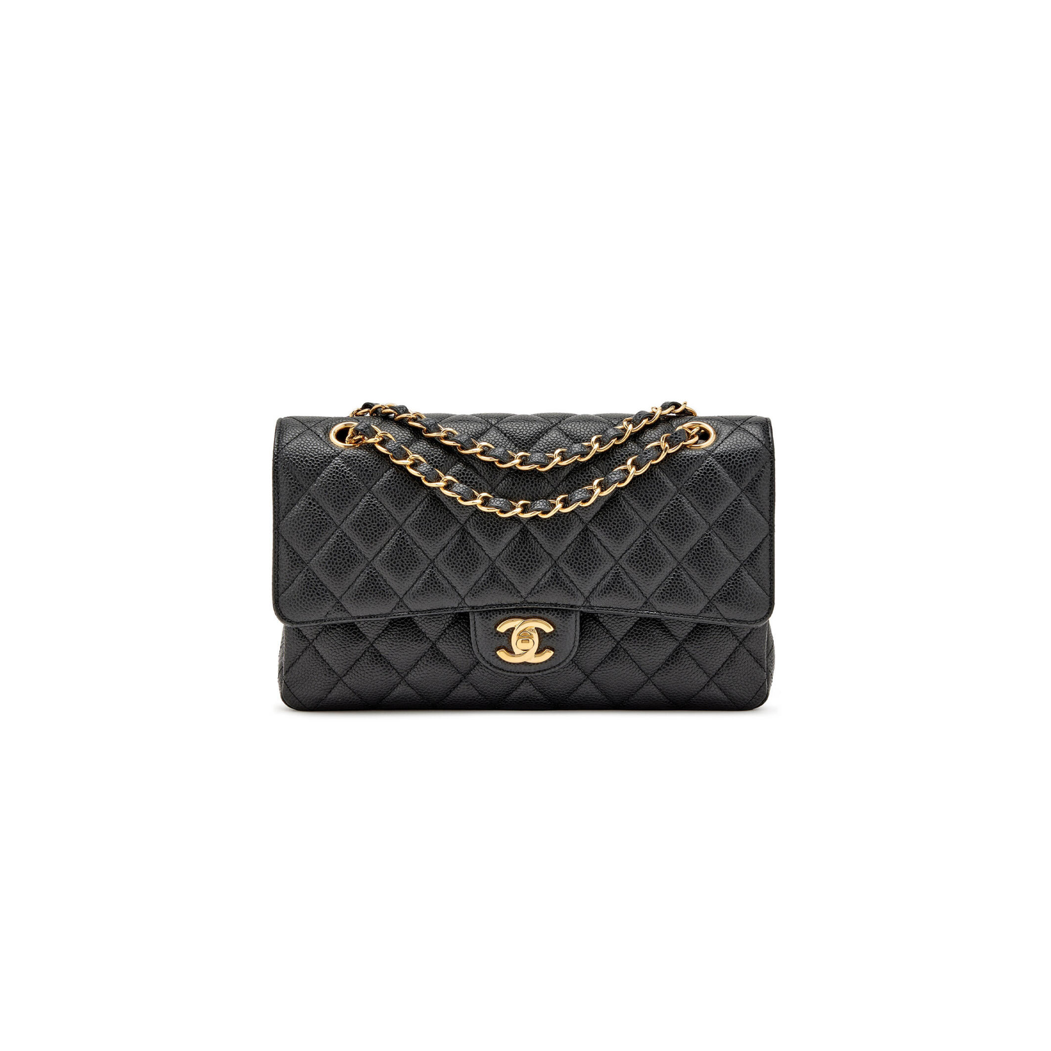 Ch**el CAVIAR QUILTED MEDIUM CLASSIC FLAP 1362014 (25*15*7cm) Master Quality
