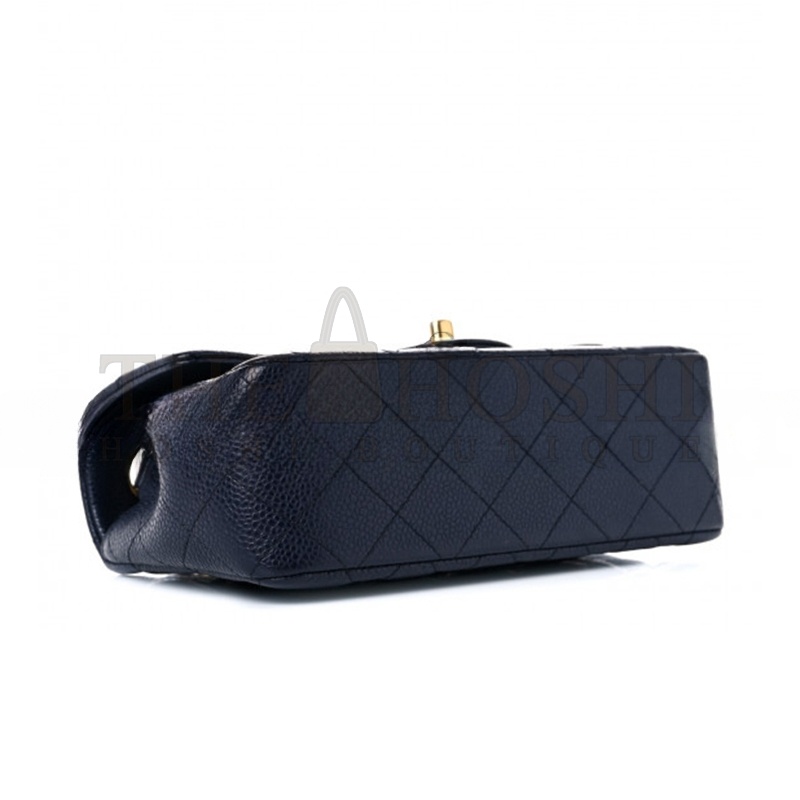 Ch**el CAVIAR QUILTED MINI FLAP NAVY 1029749 (20*11*6cm) Master Quality