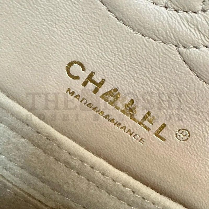 Ch**el CAVIAR QUILTED MEDIUM DOUBLE FLAP 1507170 (25.5*15.5*6.5cm) Master Quality