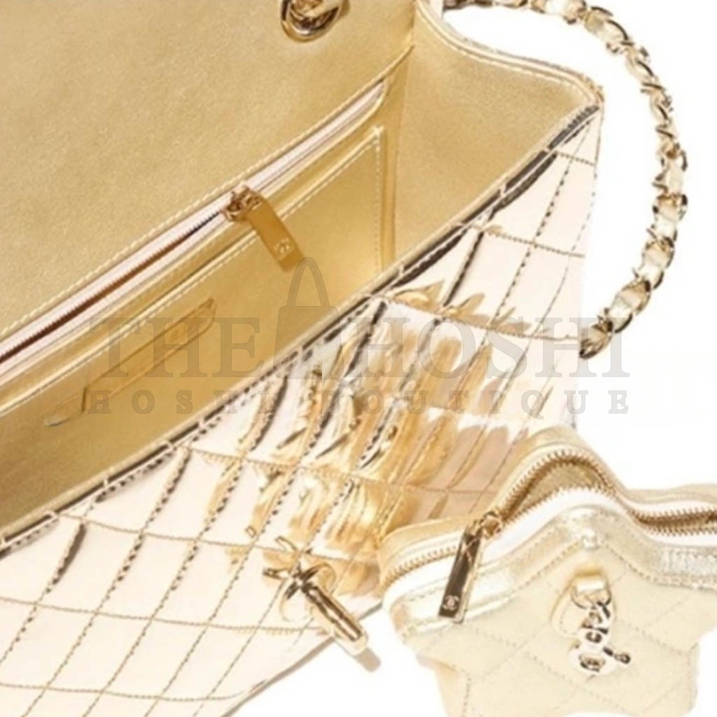 Ch**el 24C BACKPACK &amp; STAR COIN PURSE AS4649 (23.5*18.5*8.5cm) Master Quality