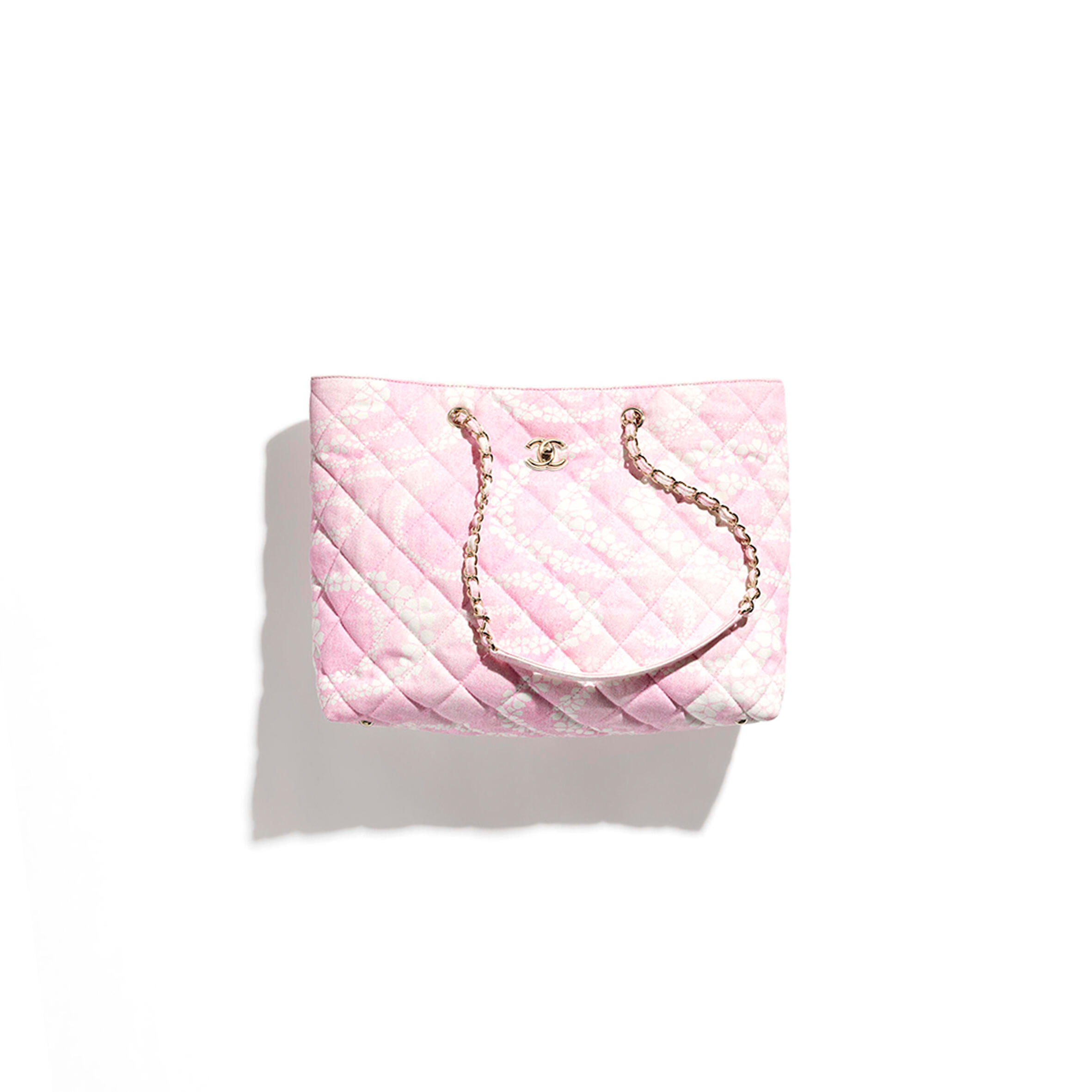 Ch**el COCO BEACH 2025 COLLECTION SHOPPING BAG PRINTED DENIM AS5429 (37*28.5*13cm) Master Quality