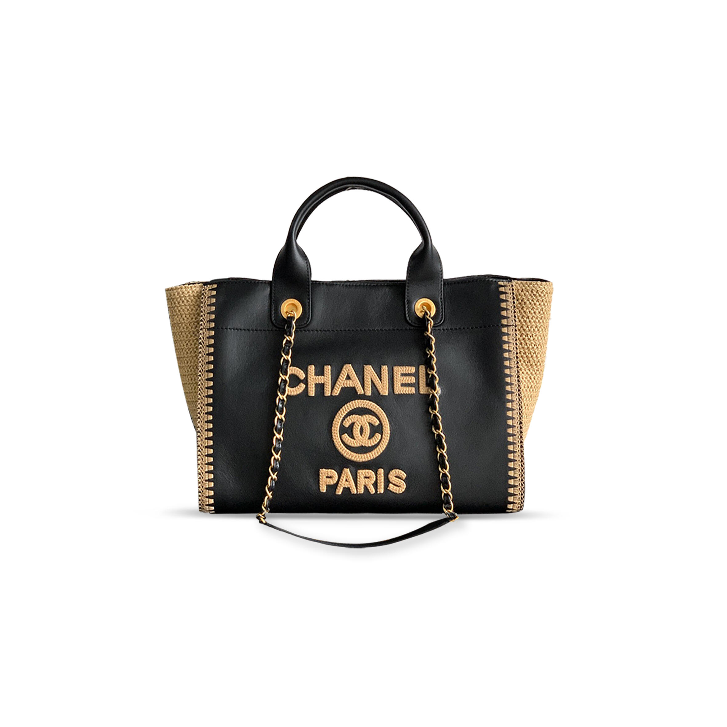 Ch**el SHOPPING TOTE BAG IN BLACK 396452 (50*30*22cm) Master Quality