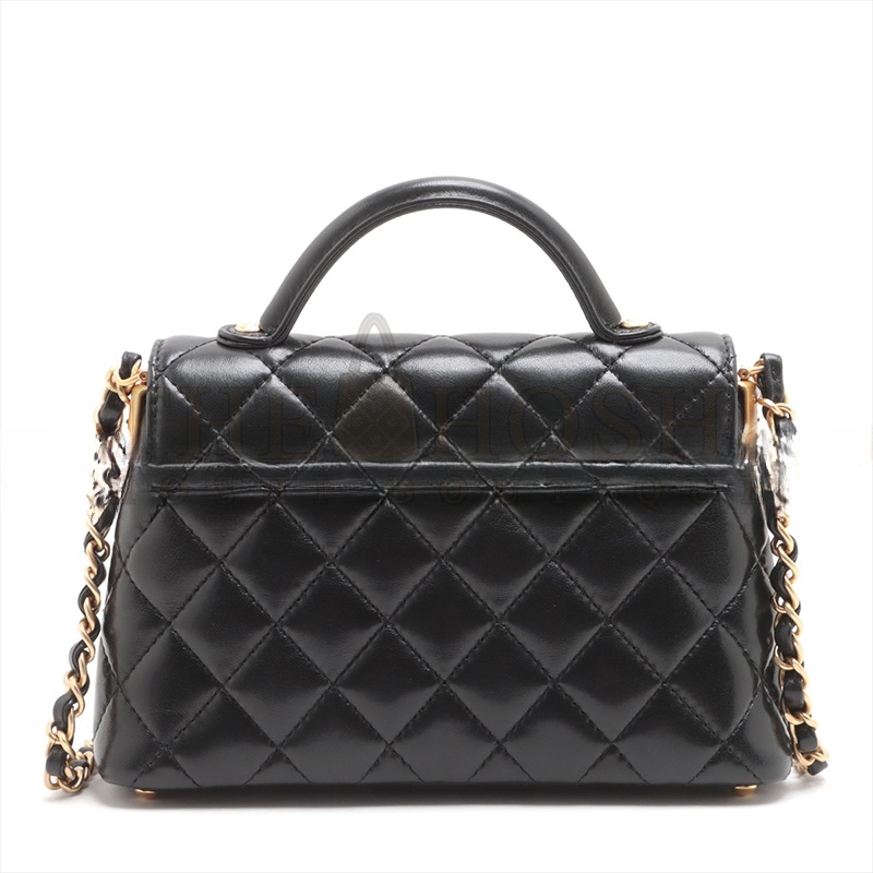 Ch**el TOP HANDLE FLAP BAG AS3467 (20*14*6cm) Master Quality