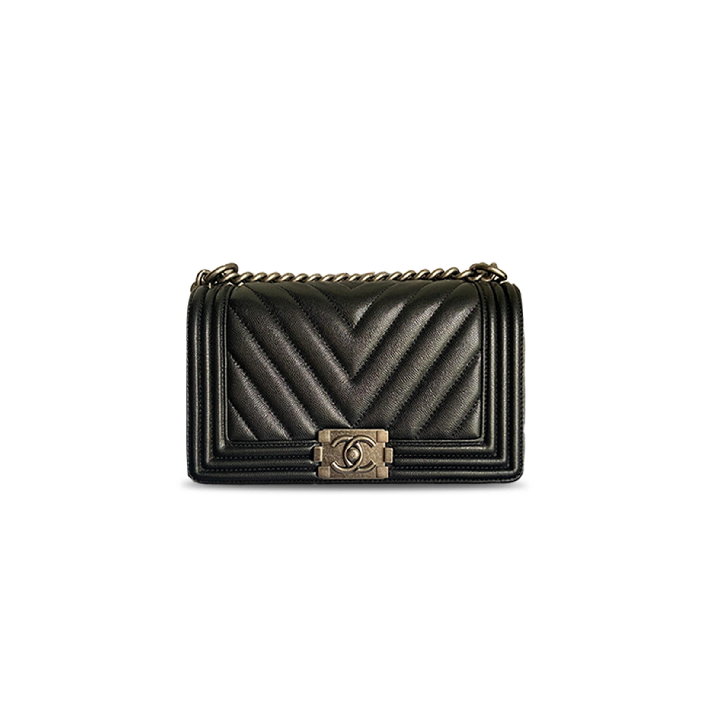 Ch**el BOY OLD MEDIUM CHEVRON (25*15*9cm) Master Quality