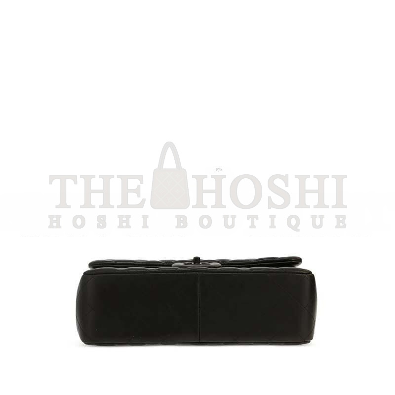 Ch**el SO BLACK JUMBO CLASSIC FLAP BAG  (30*19.5*10cm) Master Quality