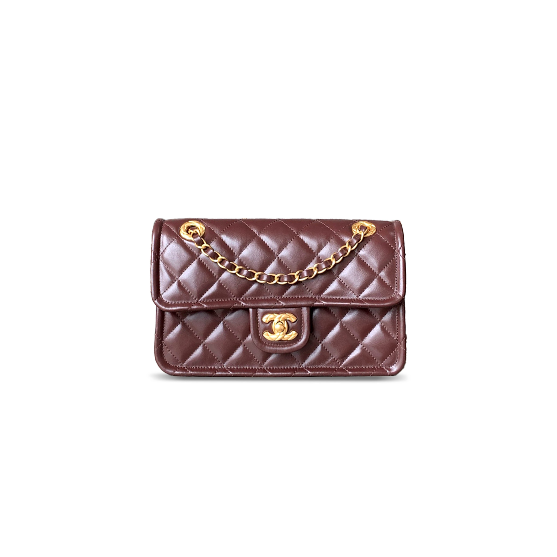 Ch**el SMALL 24K SWEET CRUSH FLAP BAG AS5225 (24.5*15.5*7cm) Master Quality